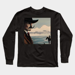 elegant cowboy Long Sleeve T-Shirt